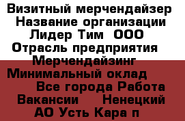 Визитный мерчендайзер › Название организации ­ Лидер Тим, ООО › Отрасль предприятия ­ Мерчендайзинг › Минимальный оклад ­ 21 000 - Все города Работа » Вакансии   . Ненецкий АО,Усть-Кара п.